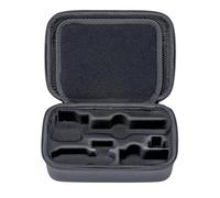 Bolsa para DJI Osmo Pocket 4 Pro Accesorios, Bolsa de transporte compacta compatible con DJI Osmo Pocket 4/3/Xtra Muse, PU Cuero Hard Shell Funda de Almacenamiento Organizador con Correa de Hombro
