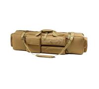 Bolsa para Doble Rifle, Bolsa para Transporte Armas, Bolso Táctico de Oxford Impermeable para Fusil Escopeta Larga, Compartimiento con Cierre para Cargador Munición Accesorios D