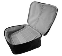 Bolsa para Documentos Cerradura, Diseño Multicapa Oxford Negra | Organización y Privacidad, para Estudiantes y Oficina, Viaje de Negocios y Hogar