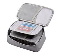 Bolsa para Documentos Ignífuga, Bolsa Impermeable e Ignífuga Bolsa para Dinero Ignífuga con Cerradura de Combinación para un Mejor Almacenamiento y Portabilidad (con cerradura 2)