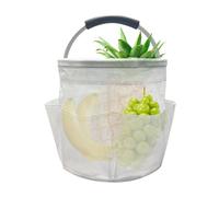 Bolsa para el hogar genérica - Cesta organizador portátil de PVC para pícnic - Bolsa de transporte versátil para cuarto de baño dormitorio gimnasio piscina