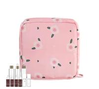 Bolsa para el primer período - Bolsa para compresas higiénicas, bolsa para el período a prueba de fugas | Funda para compresas sanitarias de 12 x 12 cm con cremallera - Bolsa para el primer período