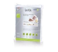 100 bolsas de plástico gofradas de 20x28 cm. especiales para la conservación al vacio de alimentos 20x28 cm Laica VT3501. Libres de BPA.