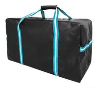 Bolsa para equipos de hockey de 78 cm de largo con paneles de malla de PVC reforzado y ventilación optimizada para apoyar la higiene del equipo y el uso a largo plazo (azul)