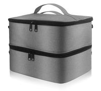 Bolsa para Esmalte de Uñas: WIYETY Bolsa de Almacenamiento de Esmalte de Uñas, Organizador Esmaltes Uñas, Esmaltes Bolsa de Uñas, Organizador Pintauñas de Almacenamiento Portátil de Doble Capa