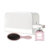 Bolsa para estación de fitness para mujer, bolsa de ducha de viaje, impermeable, bolsa de ducha, bolsa de ducha, organizador de almacenamiento para hombres, resistente a los viajes, Luna blanca, ver
