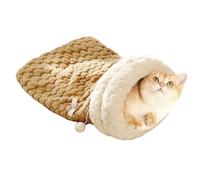 Bolsa para gatos - Acogedora y cálida para interiores | Refugio de invierno cerrado para animales pequeños, para salón, dormitorio, balcón y mesita de noche