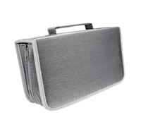 Bolsa para Guardar DVD Paquete de 128CD, Soporte for Disco, DVD, VCD, Bolsa Almacenamiento, Carpeta álbum, Funda for organizar Bolsas multifuncionales a Prueba Polvo(Gray)