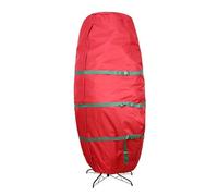 Bolsa para guardar el árbol de Navidad, Bolsa de almacenamiento redonda vertical, for adornos de árbol de Navidad, bolsas organizadoras con correas de cincha, bolsa organizadora navideña(114*254cm)