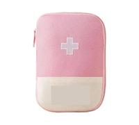 Bolsa para guardar medicamentos, First Aid Kit Pouch Home Suitable for Outdoor Travel Medical Rescue Emergency Survival(Pink)