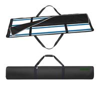 Bolsa para guías de 1400 - 1500 mm, universal, 600D, tela Oxford, bolsa para rieles con 2 compartimentos para accesorios, compatible con carril guía Makita, riel guía Bosch, Festool, DeWalt, (160 x 23