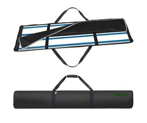 Bolsa para guías de 1400 - 1500 mm, universal, 600D, tela Oxford, bolsa para rieles con 2 compartimentos para accesorios, compatible con carril guía Makita, riel guía Bosch, Festool, DeWalt, (160 x 23