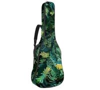 Bolsa para guitarra acústica con dos bolsillos, funda para guitarra artística, resistente al agua, doble correa ajustable para el hombro, funda para guitarra, Art Humans and Nature, 42.9x16.9x4.7 in,