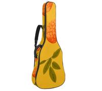 Bolsa para guitarra acústica de tamaño completo, funda acolchada de 1 cm de grosor, impermeable, 101,6 cm, bonito fondo de fiesta de Halloween sin costuras, Multicolor 06, 42.9x16.9x4.7 in, Mochila