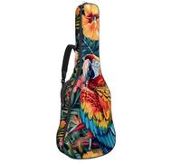 Bolsa para guitarra acústica de verano con hierbas amarillas y flores de manzanilla, acolchada gruesa, impermeable, para guitarras de 40, 41 y 42 pulgadas, Multicolor 05, 42.9x16.9x4.7 in, Mochila