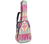 Bolsa para guitarra, adecuada para guitarras clásicas y populares de 39,40,41 pulgadas, nailon Oxford resistente al agua 600D, grueso a prueba de golpes