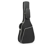 Bolsa para guitarra de 34" 36" 38" 39" 40" 41", mochila para guitarra, acolchado grueso de algodón de 12mm, correa de hombro ajustable, funda protectora para guitarra, bolso de mano para exteriores