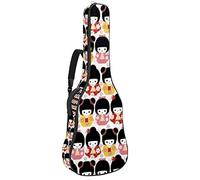 Bolsa para guitarra eléctrica, impermeable, con cremallera, suave, para bajo, acústica y clásica, Chibi Maruko Chan
