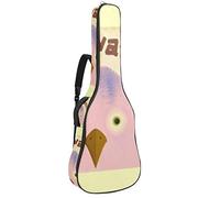 Bolsa para guitarra eléctrica, impermeable, con cremallera, suave, para bajo, acústica y clásica, con texto en inglés "I I'm Watching You"