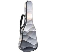 Bolsa para guitarra eléctrica, impermeable, con cremallera, suave, para bajo, acústica y clásica, un grupo de pájaros vuelan al sol