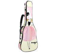 Bolsa para guitarra eléctrica, resistente al agua, con cremallera, suave, para bajo, acústica y clásica, de magia zorro y hada