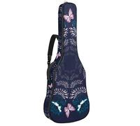 Bolsa para guitarra eléctrica, resistente al agua, con cremallera, suave, para bajo, acústica y clásica, diseño de mariposas, baile