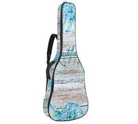 Bolsa para guitarra eléctrica, resistente al agua, con cremallera, suave, para bajo, acústica y clásica, de concha submarina