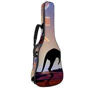 Bolsa para guitarra impermeable con cremallera suave para guitarra, bajo, acústico y clásica, para guitarra eléctrica, canguro