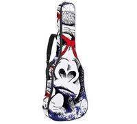 Bolsa para guitarra impermeable con cremallera suave para guitarra, bajo, acústico y clásico, bolsa para guitarra eléctrica divertida Gorila Monkey I Am Cool