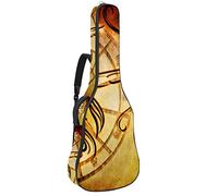Bolsa para guitarra impermeable con cremallera, suave para guitarra, bajo, acústico y clásico, para guitarra eléctrica, contactores, horóscopo del zodiaco, astrología
