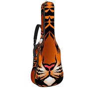 Bolsa para guitarra impermeable con cremallera suave para guitarra, bajo, acústico y clásico, para guitarra eléctrica, bolsa de guitarra eléctrica de Bengala Tiger Stripe
