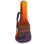 Bolsa para guitarra impermeable con cremallera, suave para guitarra eléctrica, bajo, acústico y clásica, bolsa para guitarra eléctrica Sunset Beach