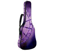 Bolsa para guitarra impermeable con cremallera, suave, para guitarra eléctrica, bajo, acústico y clásica, para guitarra eléctrica, signo del zodiaco, horóscopo astrología