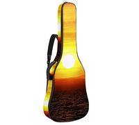 Bolsa para guitarra impermeable con cremallera, suave para guitarra eléctrica, bajo, acústico y clásica, bolsa para guitarra eléctrica Sunset Beach