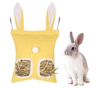 Bolsa para heno de conejo, 1 unidad, saco colgante para animales pequeños, comedero de heno con 2/3 agujeros para chinchillas, hámsteres, cobayas, conejos y mascotas pequeñas