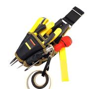 Bolsa para herramientas de electricista, clip para correa, bolsa de herramientas, bolsa de almacenamiento, organizador de almacenamiento, tela Oxford con varios bolsillos para el clip del cinturón