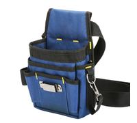 Bolsa para herramientas de electricista con cinturón - Bolsa de herramientas de cintura para electricista - Fácil acceso - Cinturón de herramientas de lona con múltiples bolsillos, órgano portátil y