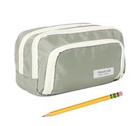 Bolsa para lápices | Bolsa de lápices de desplazamiento | Artículos de oficina escolar para niños adultos maestro Navidad cumpleaños mochila, Verde, se beskrivning, Unisex adulto