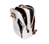 Bolsa para laptop para mujer, bolsa para laptop al aire libre para viajes, mochila de 15 pulgadas con diseño de bolso casual para el lugar de trabajo de moda, universidad, senderismo, vuelo, gimnasio