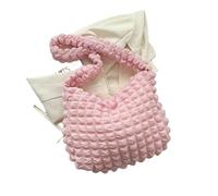 Bolsa Para Las Axilas Bolso bandolera a cuadros, bolso de hombro, mano sencillo gran capacidad for mujer(PINK)