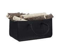 Bolsa para leña plegable bolsa de fieltro bolsa de almacenamiento ligero