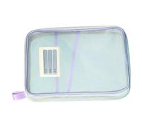 Bolsa para libros para la escuela y la oficina, bolsa de malla de nailon con cremallera, carpeta de archivos, colorida de 3 capas, organizador de tareas, estuche para libros