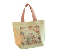 Bolsa para libros para niñas, bolsa de compras con patrón de conejo, reutilizable, bonita y resistente para cumpleaños, mamá, profesora, esposa, amiga, 04., Refer to description