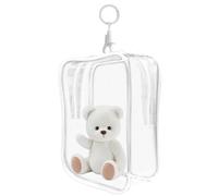 Bolsa para llavero, funda de transporte cuadrada multifunción para colgar, bolsa de almacenamiento para muñecas, bolsa de almacenamiento portátil para figuras pequeñas y muñecas, , Refer to