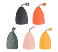 Bolsa para Llaves con Cordón De 5 Uds, Bolsa para Llaves De Cuero PU, Bolsa para Llaves De Coche Portátil, Bolsa De Almacenamiento De Llaves Creativa, Bolsa para Llaves De Gran Capacidad