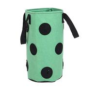 Bolsa para macetero de fresas con 12 agujeros, contenedor portátil para cultivo de plantas de fieltro para jardinería doméstica, balcón, huerto, 20x35cm, 3 galones (3 galones 20*35cm (12 hoyos))