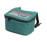 Bolsa para manillar de moto con compartimentos impermeables | Bolsa para accesorios de moto con ventana táctil para manillar de moto, scooter, llavero, cartera, teléfono móvil de viaje