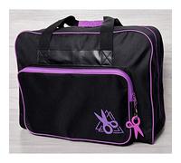 Bolsa para máquina de coser: negro/morado