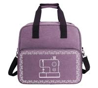 Bolsa Para Máquina De Coser - Tote Acolchado, Organizador De Almacenamiento | Case De Cremallera De Lados Blandos Con Mango De Bucle, Bolsas De Herramientas Para Hilos Pedal De La Regla De Agujas, Uso