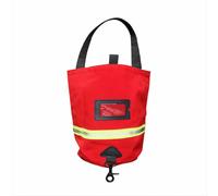 Bolsa para mascarillas SCBA para bomberos, compatible con Scott MSA Drager - Bolsa para equipo de rescate con ribete reflectante y mosquetón, 35,5 x 35,5 cm, 1 unidad